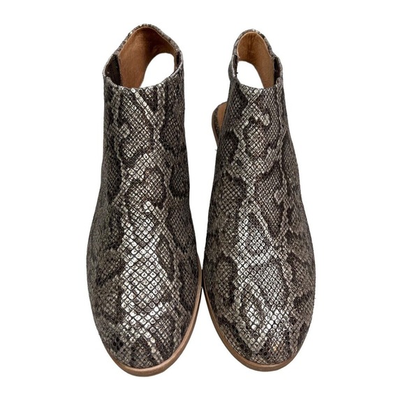 Gentle Souls Harlie Bootie Leather Snake Embossed Slingback Women‎ Size 9.5M - Picture 6 of 10